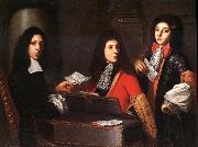 Anton Domenico Gabbiani Portrait of Musicians at the Medici Court oil painting